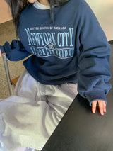 Giddels Brushed Embroidered Over Sweatshirt