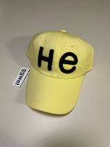 CUSTOM INITIAL CROCHET CAP