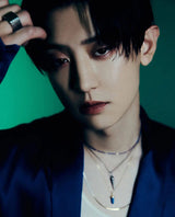 [Worn by EXO Chanyeol] ブルーラピスラズリポイント925シルバーネックレスN039-03G-L