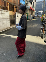 (4color) ヒューコメガワイドパンツ
