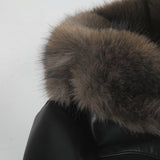 Chic Mood Brown Fur Cardigan