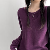 Puppy Layered Sleeveless Double V-Neck Knit (5 colors)