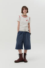 グラフィックリンガーTシャツ [WHITE]