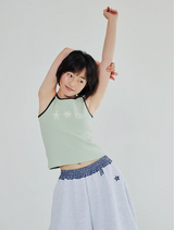 DOODLE SLEEVELESS - GREEN