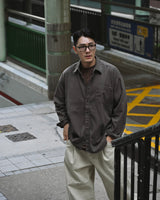 WIT AGING WASHED SHIRT BR 
