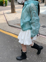 ミハノースリーブバルーンミディワンピース