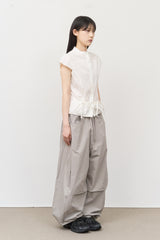 (W) Cake Pocket Slim Shirt