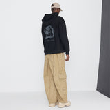 Into The Wild Snake Hoodie Zip Up Black
