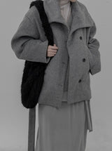 Poodle Wide Fur Shoulder Bag
