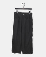 Bowling Corduroy Wide Leg Snap Button Pants