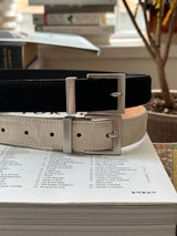 ASCLO  30 YS Suede Monogram Belt (2color)
