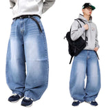ワイドウォッシュデニムパンツ