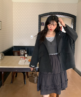 ダッフルハーフレングスハンドメイドコートジャケット