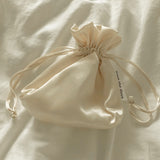 【MADE】Glossy Satin Mini Pouch