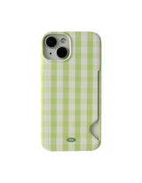 Apple Mint Grid Card Hard Case