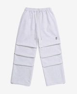 METAL THUNDER LOGO THREE LINE PARACHUTE PANTS