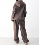 Unisex ディクションエンブロイダードシープスキンオーバーフード