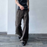 Retro Washed Silhouette Cargo Pants
