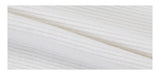 White line ribbed unbalanced off-shoulder top
