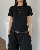 [U-BASIC/premium] ハイデンシティーベーシックラウンド半袖Tシャツ