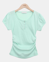 ラロムパフ半袖Tシャツ