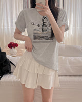 Gerra Lettering Short-Sleeved T-Shirt