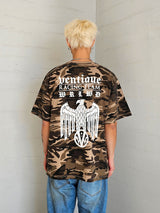 VENTIQUE イーグルスチームカモTシャツ2カラー