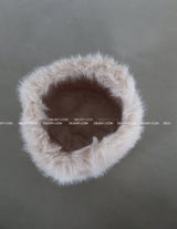 Fox fake fur bucket hat