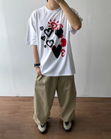 ラブプリントショートスリーブTシャツ