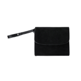 Lunar Suede Card Wallet (Black)