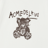 25SS ドローイングベアショートスリーブTシャツ クリーム