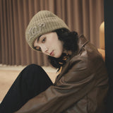 VARZAR Handle Logo Beanie / Khaki