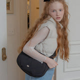 WAY WASHED PADDING BAG (BLACK)