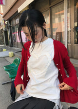 フリルハートTシャツ