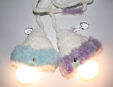 fluffy icy blue cozy light