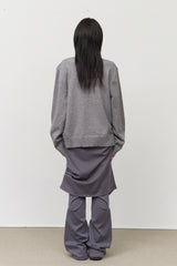 (W) Dub Wrinkled Skirt Pants