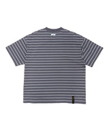 STRIPE SHORT SLEEVES GREY