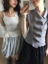 Mono Tie-Up Sleeveless (4color)