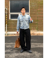 [ 1+1 ] ツイルサイドタックパンツ