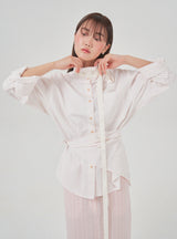 Stripe shirt (ivory)