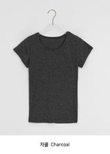 シュルベーシックカラー半袖Tシャツ