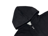 Stud Washing Hood Zip-Up