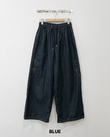 Cross Printing Denim Pants