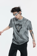 スプレー ダイド パデッド Tシャツ