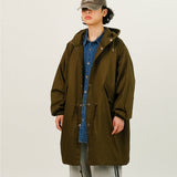 LAB Overfit Hood Fishtail Field Jacket
