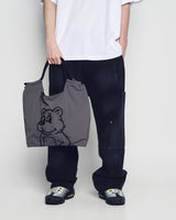 26SS DRAWSTRING NYLON SHOULDER BAG