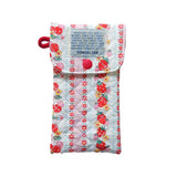 Pencil Pouch_Quilted Red Strawberry