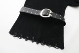 Lucid Cutting Off-Shoulder Knit