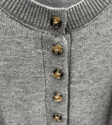 Uni Big Button Knit