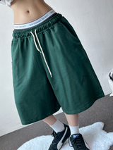 Iron High Quality Wide Basic Bermuda 4 Color